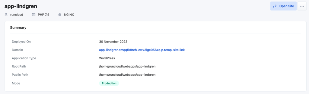reviewing newly deployed wordpress installation