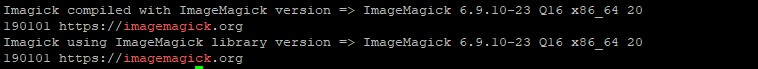 imagemagick succesfully installed