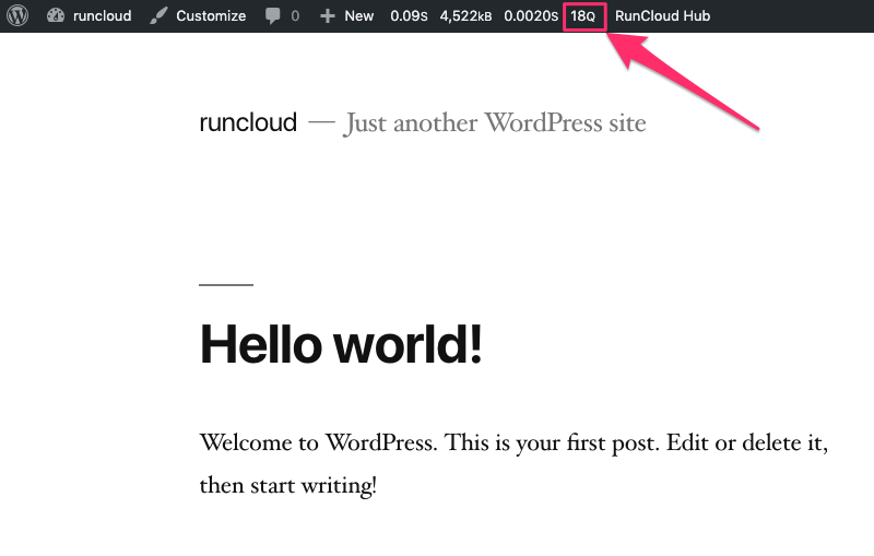 runcloud-redis-object-cache-frontend-before