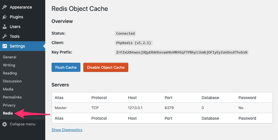 runcloud-redis-object-cache-wordpress-plugin