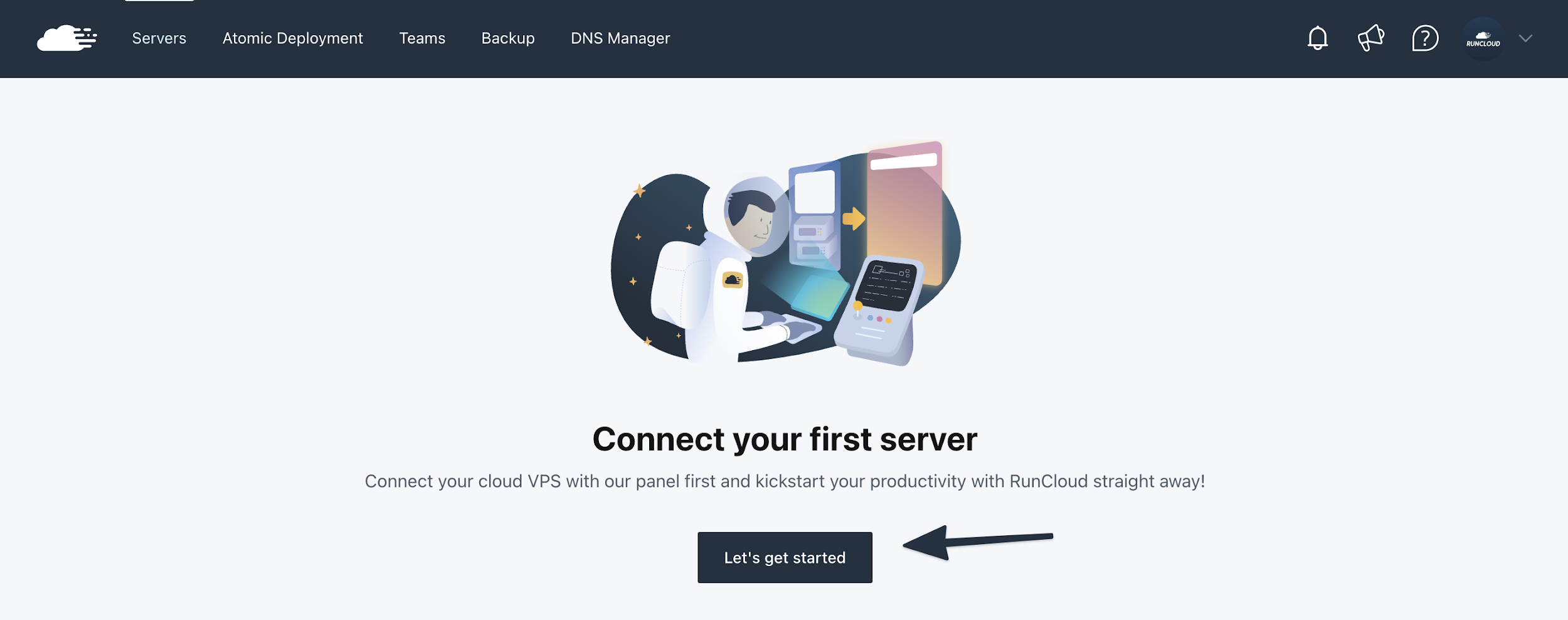 Connect Server RunCloud