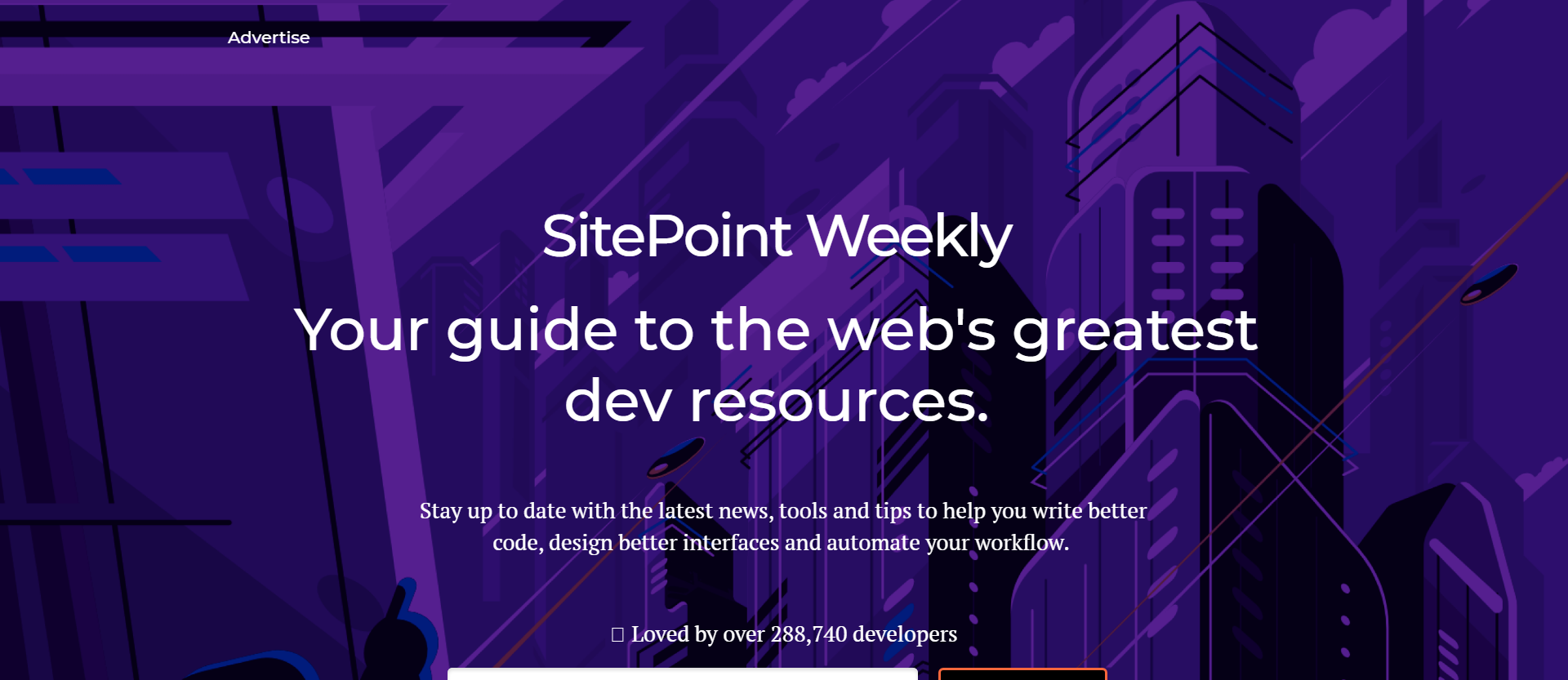 SitePoint Weekly newsletter