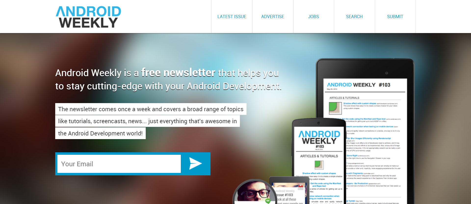 android weekly newsletter for developers