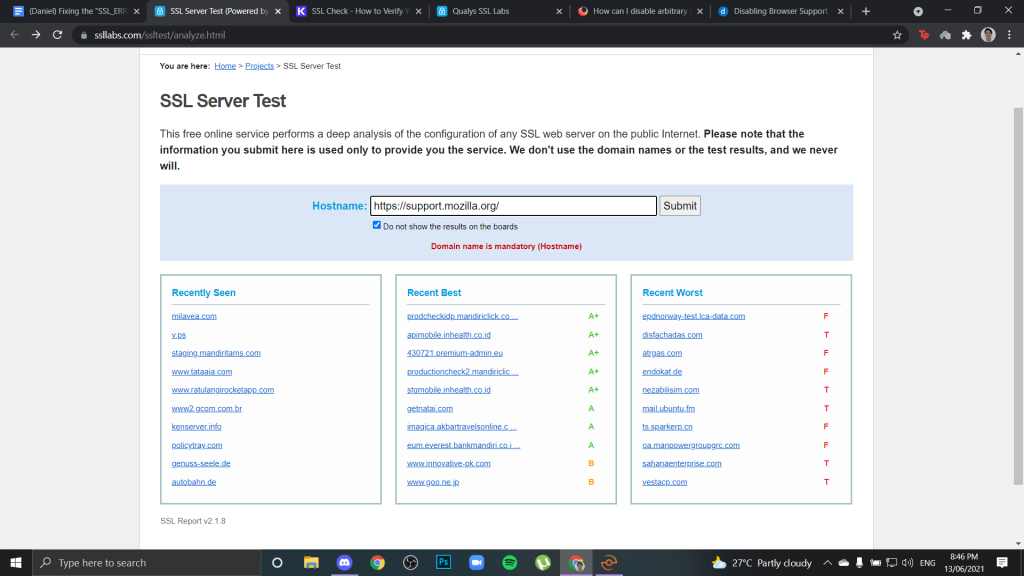 ssl server test