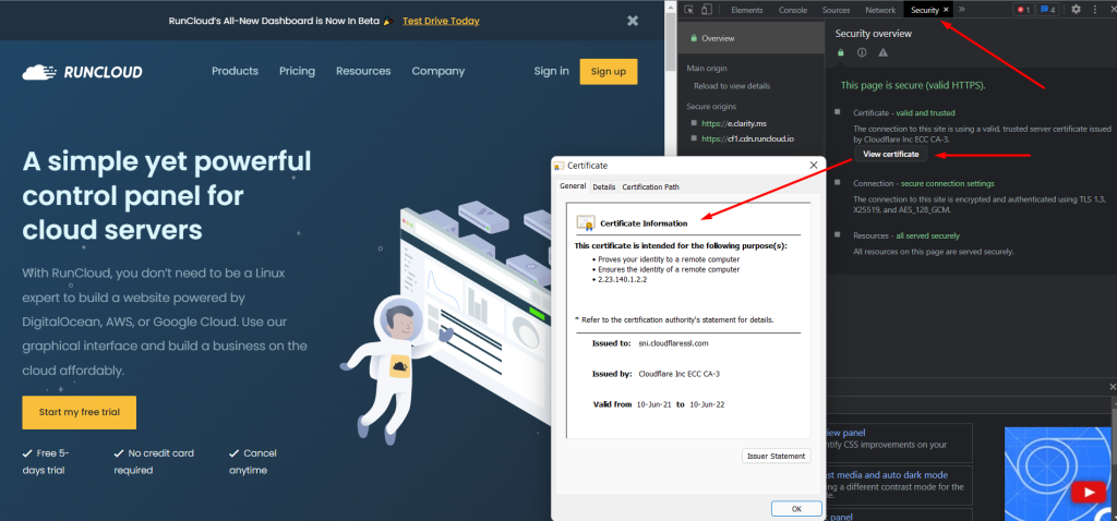 certificate mismatch fix