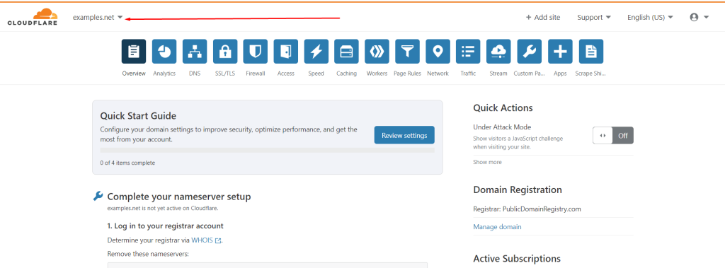 cloudflare firewall rules in action step 1