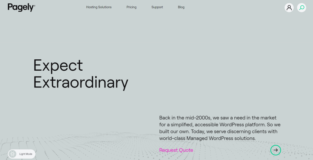 pagely homepage