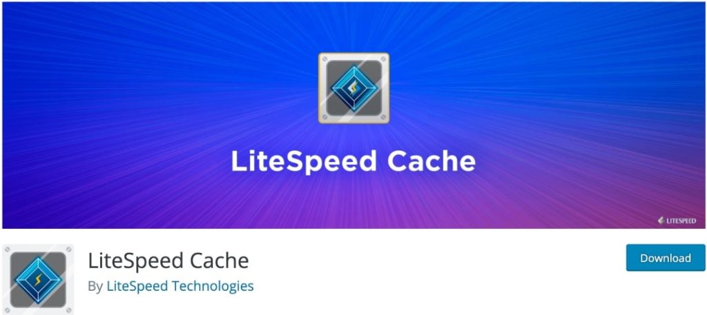litespeed cache caching plugin homepage