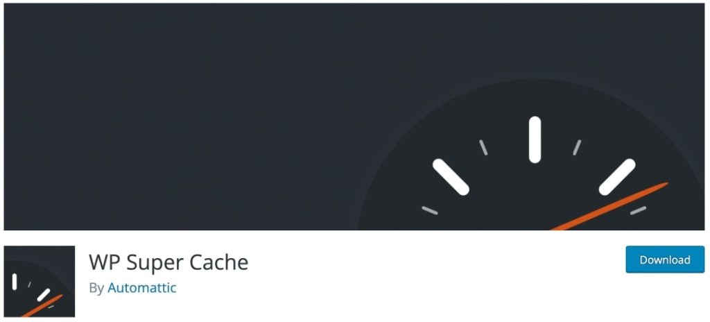 wp super cache caching plugin homepage