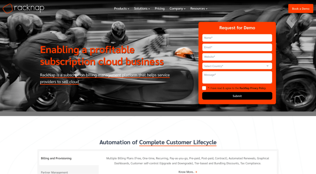 racknap homepage