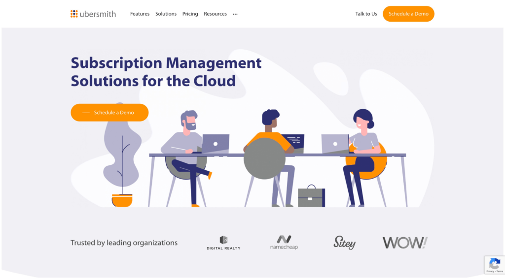 ubersmith homepage
