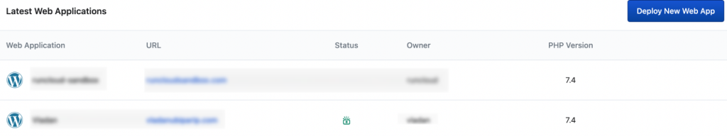 deploy the web app on your server