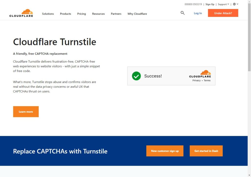Cloudflare Turnstile