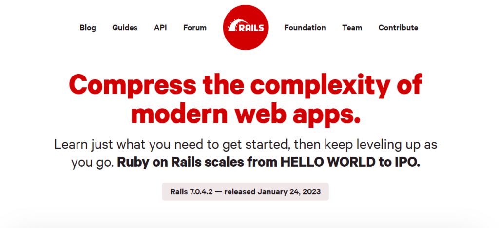 Ruby on Rails
