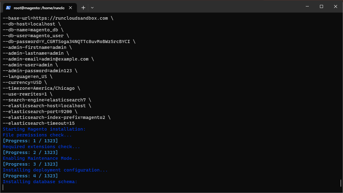 Magento2 installation on Linux