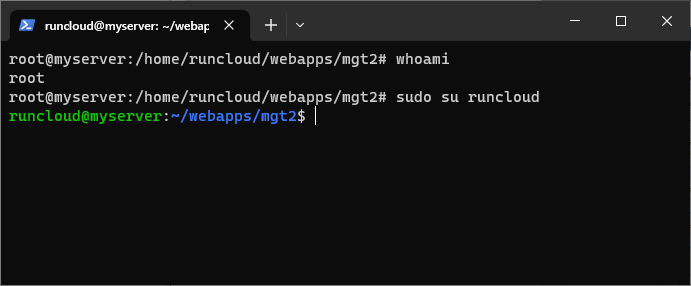 check current user in Linux