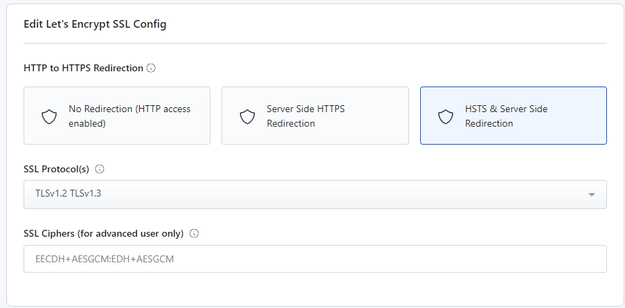 Enable HSTS header on RunCloud
