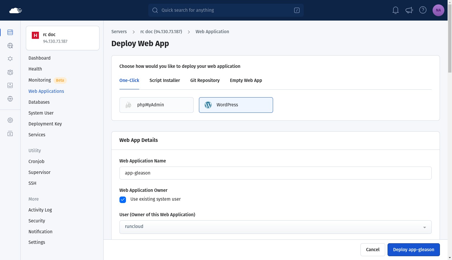 Installing and hosting WordPress in Docker