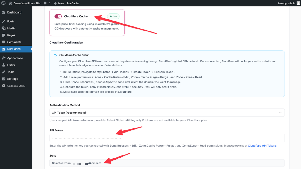 enable cloudflare edge caching wordpress