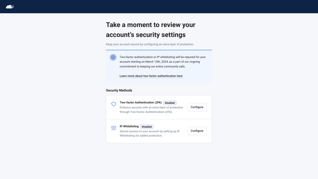 RunCloud account MFA