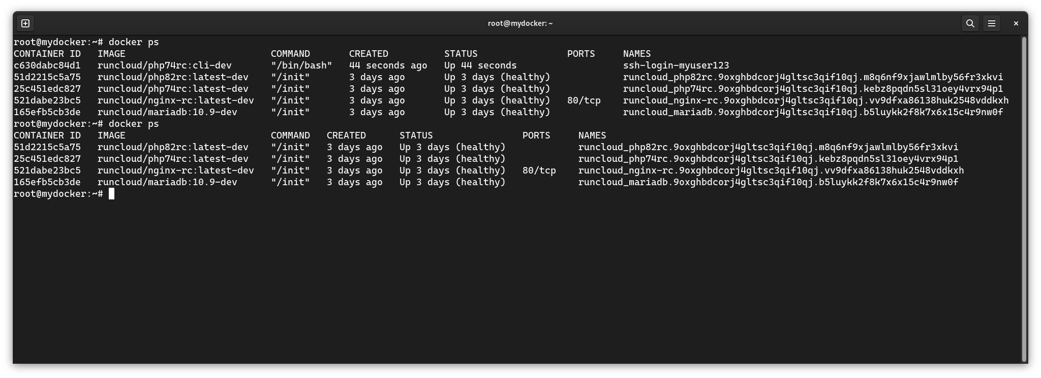 Docker CLI